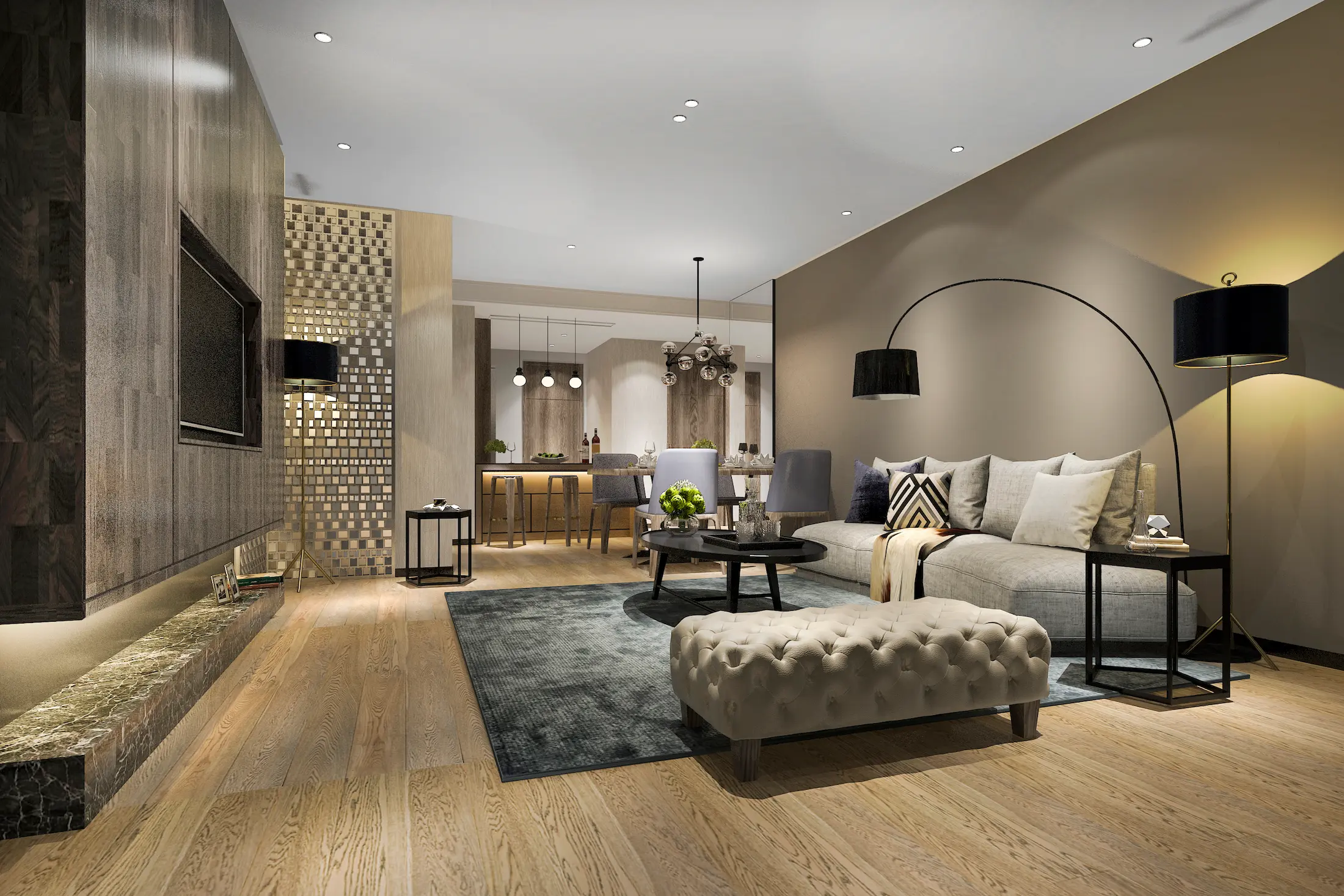 Modern flooring luxury